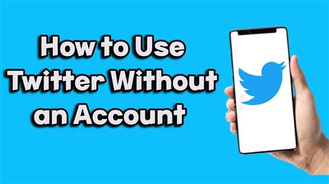 Using Twitter without an account : r/Twitter